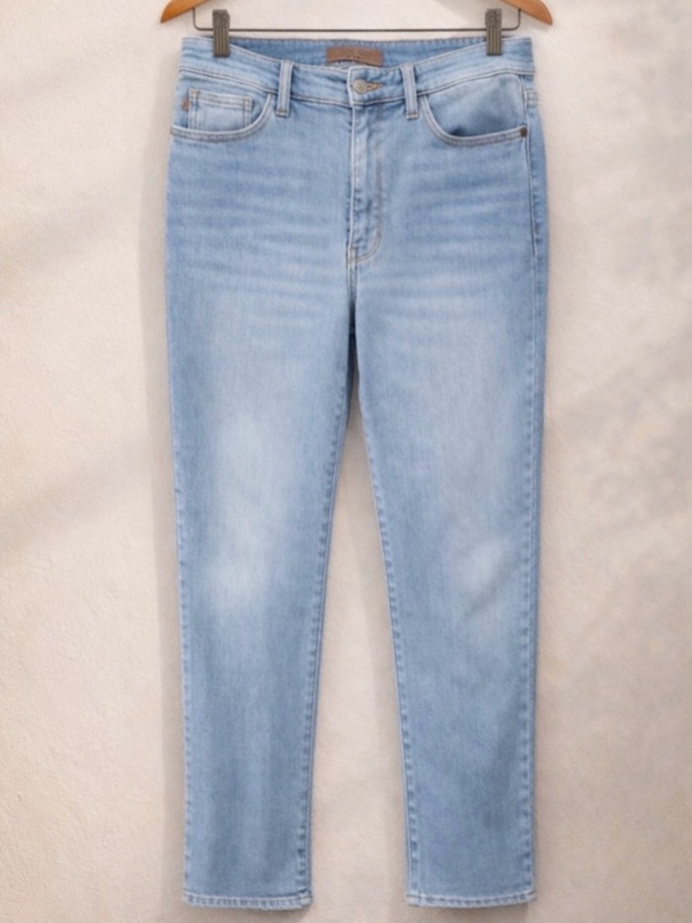 Judy Blue Stretch Straight Leg Jeans Mid Rise Distressed Sz 11/30 Boutique Denim